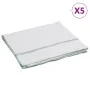 Paños de limpieza 5 uds blancas con rayas verdes 50x60 cm by , Home cleaning products - Ref: Foro24-4014090, Price: 9,60 €, D...