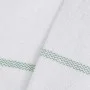 Paños de limpieza 5 uds blancas con rayas verdes 50x60 cm by , Home cleaning products - Ref: Foro24-4014090, Price: 9,60 €, D...