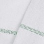 Paños de limpieza 5 uds blancas con rayas verdes 50x60 cm von , Reinigungsprodukte für den Haushalt - Ref: Foro24-4014090, Pr...