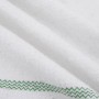 Paños de limpieza 5 uds blancas con rayas verdes 50x60 cm von , Reinigungsprodukte für den Haushalt - Ref: Foro24-4014090, Pr...