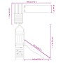 Spielplatz im Freien aus imprägniertem Kiefernholz von vidaXL, Schaukeln und Spielgeräte - Ref: Foro24-3155902, Preis: 303,47...