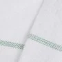 Paños de limpieza 50 uds blancas con rayas verdes 50x60 cm von , Reinigungsprodukte für den Haushalt - Ref: Foro24-4014092, P...