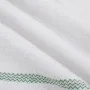 Paños de limpieza 50 uds blancas con rayas verdes 50x60 cm von , Reinigungsprodukte für den Haushalt - Ref: Foro24-4014092, P...