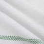 Paños de limpieza 50 uds blancas con rayas verdes 50x60 cm von , Reinigungsprodukte für den Haushalt - Ref: Foro24-4014092, P...