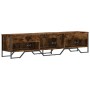 Mueble de TV madera de ingeniería roble ahumado 180x34x41 cm by , TV Furniture - Ref: Foro24-848591, Price: 117,04 €, Discoun...