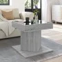 Mesa de centro y LED madera ingeniería gris Sonoma 50x50x45 cm de , Mesas de centro - Ref: Foro24-847565, Precio: 93,86 €, De...