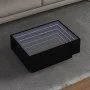 Mesa de centro con LED madera de ingeniería negro 70x50x30 cm by , Coffee table - Ref: Foro24-847512, Price: 126,07 €, Discou...