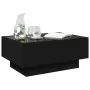 Mesa de centro con LED madera de ingeniería negro 70x50x30 cm by , Coffee table - Ref: Foro24-847512, Price: 126,07 €, Discou...