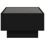 Mesa de centro con LED madera de ingeniería negro 70x50x30 cm by , Coffee table - Ref: Foro24-847512, Price: 126,07 €, Discou...