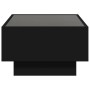 Mesa de centro con LED madera de ingeniería negro 70x50x30 cm by , Coffee table - Ref: Foro24-847512, Price: 128,19 €, Discou...