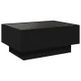 Mesa de centro con LED madera de ingeniería negro 70x50x30 cm by , Coffee table - Ref: Foro24-847512, Price: 126,07 €, Discou...