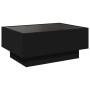 Mesa de centro con LED madera de ingeniería negro 70x50x30 cm by , Coffee table - Ref: Foro24-847512, Price: 128,19 €, Discou...