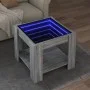 Mesa de centro y LED madera ingeniería gris Sonoma 53x53x45 cm by , Coffee table - Ref: Foro24-847544, Price: 88,80 €, Discou...