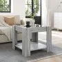 Mesa de centro y LED madera ingeniería gris Sonoma 53x53x45 cm by , Coffee table - Ref: Foro24-847544, Price: 88,80 €, Discou...