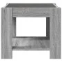 Mesa de centro y LED madera ingeniería gris Sonoma 53x53x45 cm by , Coffee table - Ref: Foro24-847544, Price: 88,80 €, Discou...
