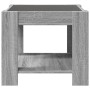 Mesa de centro y LED madera ingeniería gris Sonoma 53x53x45 cm by , Coffee table - Ref: Foro24-847544, Price: 89,92 €, Discou...