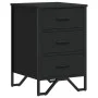 Nachttisch aus schwarzem Ingenieurholz 40x41x60 cm von , Nachttische - Ref: Foro24-848524, Preis: 74,71 €, Rabatt: %