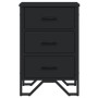 Mesita de noche madera de ingeniería negro 40x41x60 cm by , Nightstands - Ref: Foro24-848524, Price: 76,08 €, Discount: %