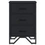 Nachttisch aus schwarzem Ingenieurholz 40x41x60 cm von , Nachttische - Ref: Foro24-848524, Preis: 74,71 €, Rabatt: %