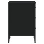 Mesita de noche madera de ingeniería negro 40x41x60 cm by , Nightstands - Ref: Foro24-848524, Price: 76,08 €, Discount: %