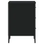 Nachttisch aus schwarzem Ingenieurholz 40x41x60 cm von , Nachttische - Ref: Foro24-848524, Preis: 74,71 €, Rabatt: %