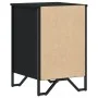 Nachttisch aus schwarzem Ingenieurholz 40x41x60 cm von , Nachttische - Ref: Foro24-848524, Preis: 74,71 €, Rabatt: %