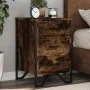Nachttisch aus geräucherter Eichen-Ingenieurholz 40x41x60 cm. von , Nachttische - Ref: Foro24-848526, Preis: 67,61 €, Rabatt: %
