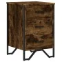 Nachttisch aus geräucherter Eichen-Ingenieurholz 40x41x60 cm. von , Nachttische - Ref: Foro24-848526, Preis: 67,61 €, Rabatt: %