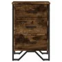 Nachttisch aus geräucherter Eichen-Ingenieurholz 40x41x60 cm. von , Nachttische - Ref: Foro24-848526, Preis: 67,61 €, Rabatt: %