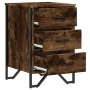 Nachttisch aus geräucherter Eichen-Ingenieurholz 40x41x60 cm. von , Nachttische - Ref: Foro24-848526, Preis: 67,61 €, Rabatt: %
