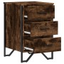 Nachttisch aus geräucherter Eichen-Ingenieurholz 40x41x60 cm. von , Nachttische - Ref: Foro24-848526, Preis: 68,69 €, Rabatt: %