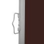 Toldo lateral retráctil para patio marrón 600x160 cm de vidaXL, Sombrillas - Ref: Foro24-313380, Precio: 104,83 €