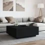 Schwarzer Couchtisch aus Ingenieurholz 100x100x40 cm von , Couchtisch - Ref: Foro24-3284050, Preis: 181,21 €, Rabatt: %