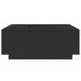 Mesa de centro madera de ingeniería negro 100x100x40 cm by , Coffee table - Ref: Foro24-3284050, Price: 195,19 €, Discount: %