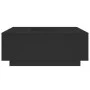 Schwarzer Couchtisch aus Ingenieurholz 100x100x40 cm von , Couchtisch - Ref: Foro24-3284050, Preis: 181,21 €, Rabatt: %