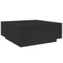 Mesa de centro madera de ingeniería negro 100x100x40 cm by , Coffee table - Ref: Foro24-3284050, Price: 181,21 €, Discount: %