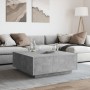 Mesa de centro madera ingeniería gris hormigón 100x100x40 cm de , Mesas de centro - Ref: Foro24-3284052, Precio: 179,49 €, De...