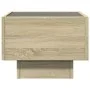 Mesita de noche con Infinity LED roble Sonoma 40x40x30 cm de , Mesitas de noche - Ref: Foro24-3284065, Precio: 62,90 €, Descu...