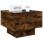 Nachttisch mit Infinity LED in geräucherter Eiche 40x40x30 cm von , Nachttische - Ref: Foro24-3284067, Preis: 69,32 €, Rabatt: %