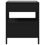Mesita de noche con Infinity LED negra 40x40x51 cm by , Nightstands - Ref: Foro24-3284101, Price: 80,92 €, Discount: %