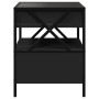 Mesita de noche con Infinity LED negra 40x40x51 cm by , Nightstands - Ref: Foro24-3284101, Price: 80,92 €, Discount: %