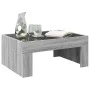 Mitteltisch mit Infinity LED in Grau Sonoma 70x50x30 cm von , Couchtisch - Ref: Foro24-847614, Preis: 93,22 €, Rabatt: %