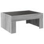 Mesa de centro con Infinity LED gris Sonoma 70x50x30 cm de , Mesas de centro - Ref: Foro24-847614, Precio: 94,56 €, Descuento: %