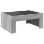Mesa de centro con Infinity LED gris Sonoma 70x50x30 cm de , Mesas de centro - Ref: Foro24-847614, Precio: 93,22 €, Descuento: %