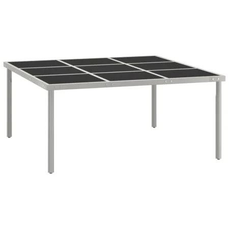 Mesa de comedor de jardín acero y vidrio 170x170x74,5 cm de vidaXL, Mesas de jardín - Ref: Foro24-313084, Precio: 174,17 €, D...