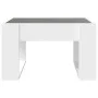 Mitteltisch mit Infinity LED weiß 50x53x30 cm von , Couchtisch - Ref: Foro24-847623, Preis: 77,11 €, Rabatt: %