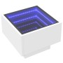 Beistelltisch mit LED-Licht, weißes Ingenieurholz, 40x40x30 cm. von , Couchtisch - Ref: Foro24-847497, Preis: 88,37 €, Rabatt: %