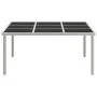 Mesa de comedor de jardín acero y vidrio 170x170x74,5 cm de vidaXL, Mesas de jardín - Ref: Foro24-313084, Precio: 174,17 €, D...