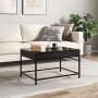 Mesa de centro con Infinity LED negro 70x50x41 cm by , Coffee table - Ref: Foro24-847682, Price: 89,38 €, Discount: %