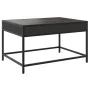 Mesa de centro con Infinity LED negro 70x50x41 cm de , Mesas de centro - Ref: Foro24-847682, Precio: 88,27 €, Descuento: %